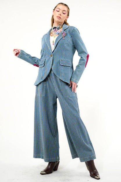 Aratta Alaia Stripe Denim Pants