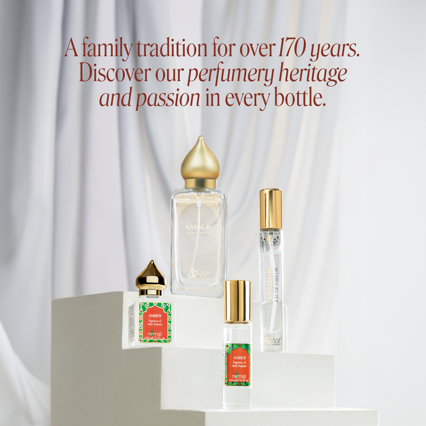 Nemat Amber Perfume Oil 10 ml Roll-on