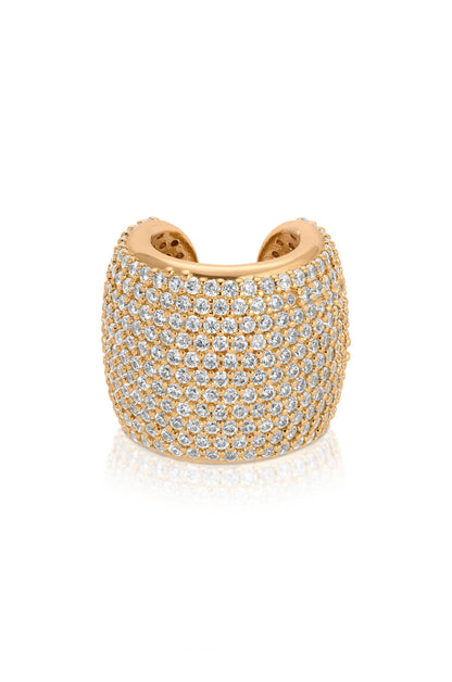 Ettika Crystal Statement Chunky Ear Cuff