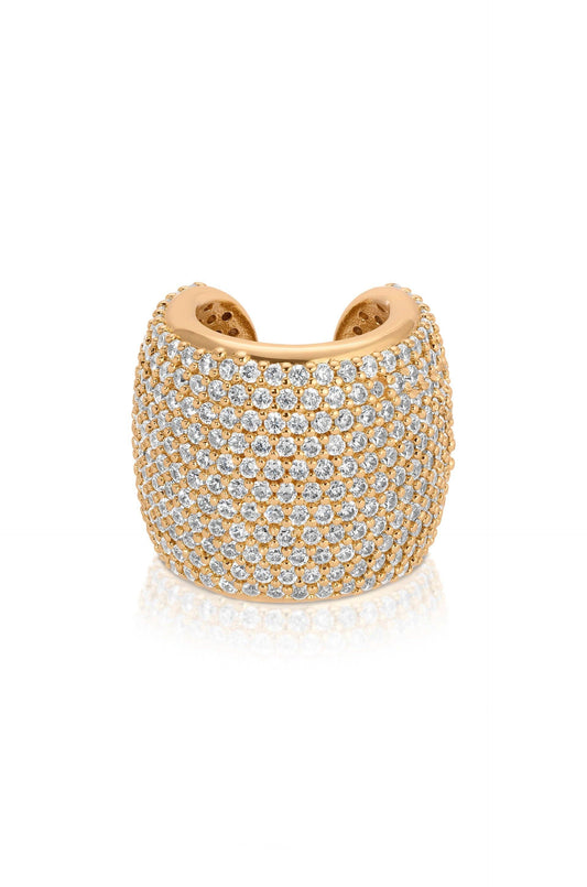 Ettika Crystal Statement Chunky Ear Cuff
