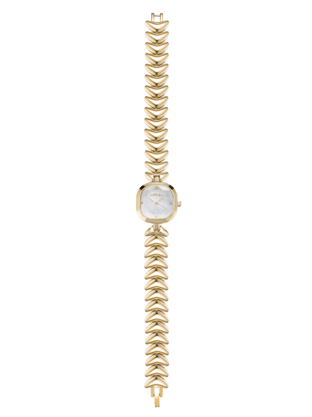 Ettika Metal Moderna Bracelet Watch in Gold