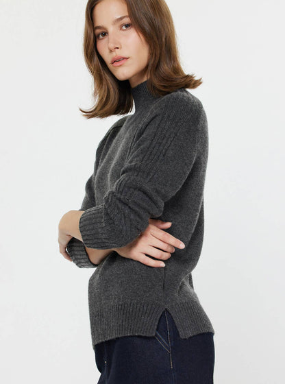 Current Air Cashmere Blend Turtleneck Sweater