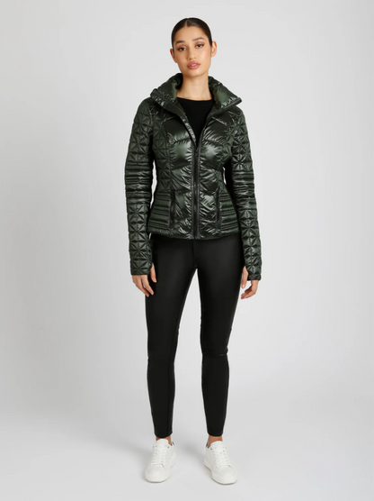 Blanc Noir Lightweight Down Filled Packable Puffer Jacket