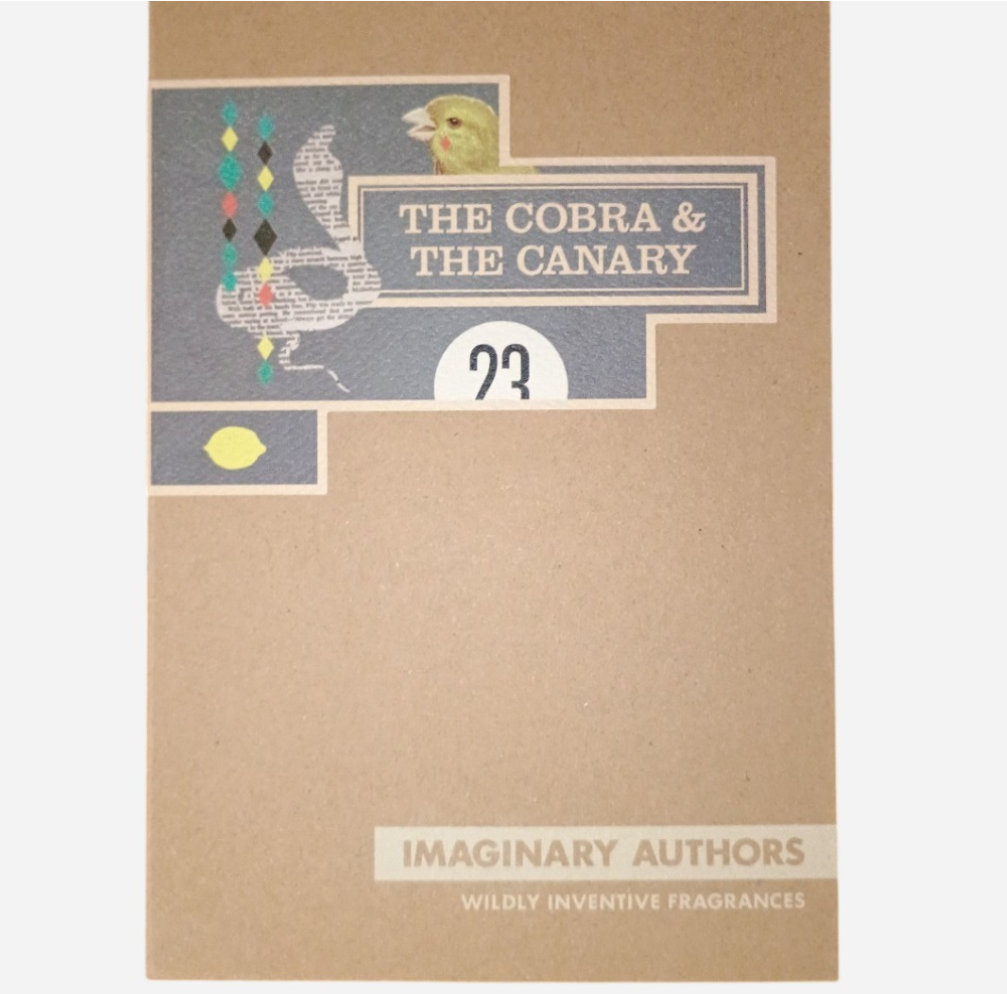 Imaginary Authors The Cobra and the Canary-Clean Unisex Fragrance- Travel Size