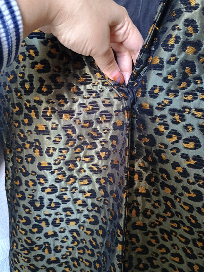 Preloved H&M 50s Inspired Animal Print Coat Size 8