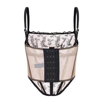 Amour D'agnette The Kim Embroidery Bustier