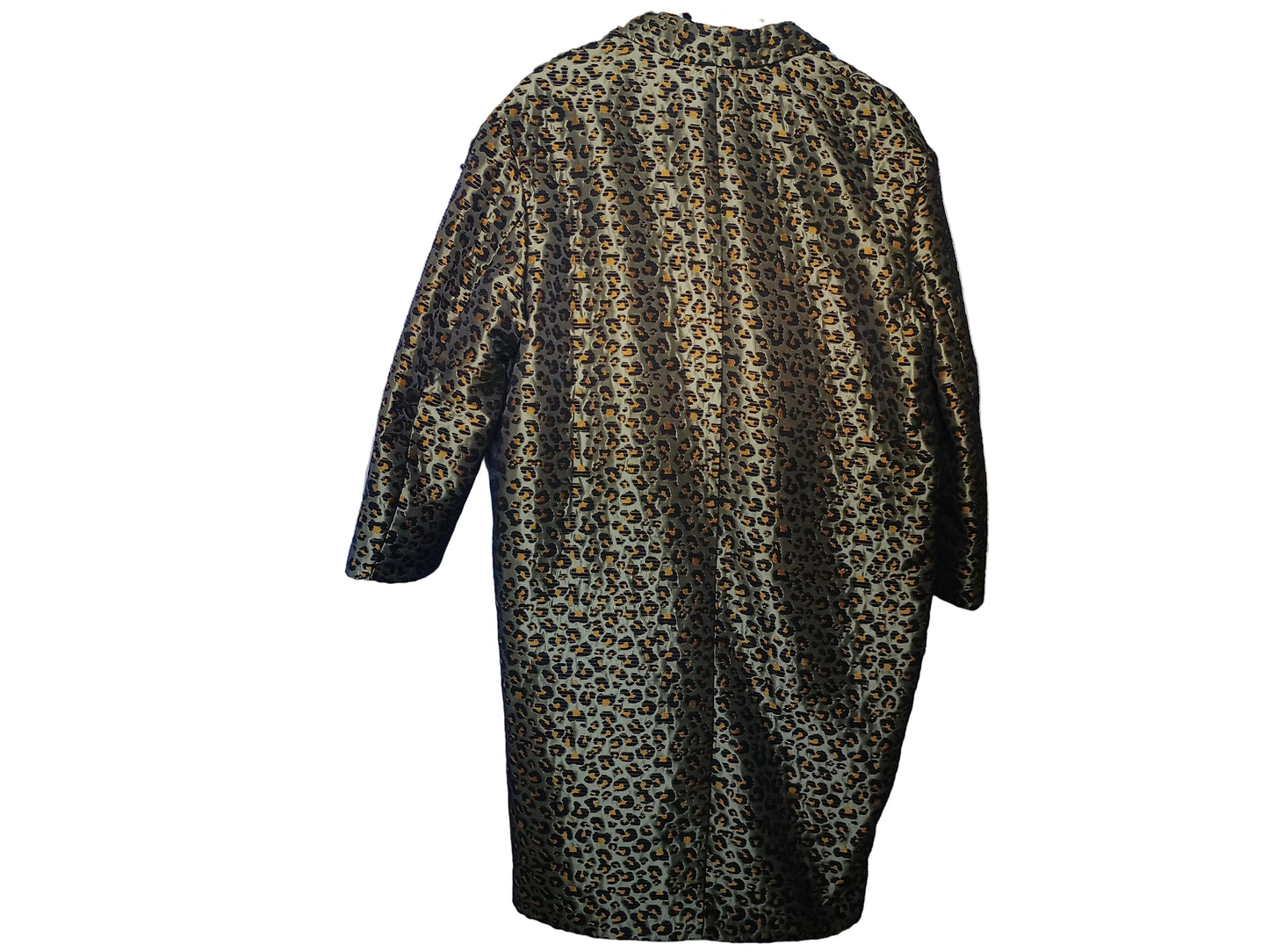 Preloved H&M 50s Inspired Animal Print Coat Size 8
